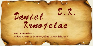 Daniel Krnojelac vizit kartica